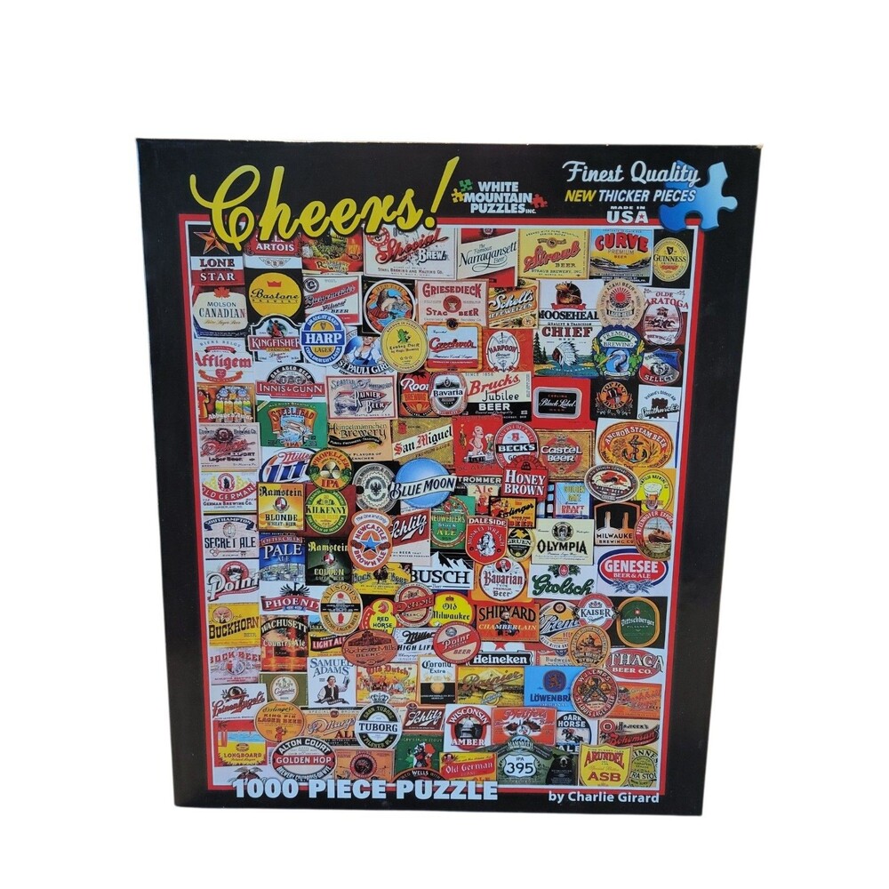 White Mountain 2011 Cheers Jigsaw Puzzle #8615 Beer Ale Bar Complete